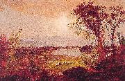 Jasper Francis Cropsey A Bend in the River oil painting on canvas